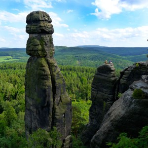 Die Barbarine, das Wahrzeichen der Sächsischen Schweiz